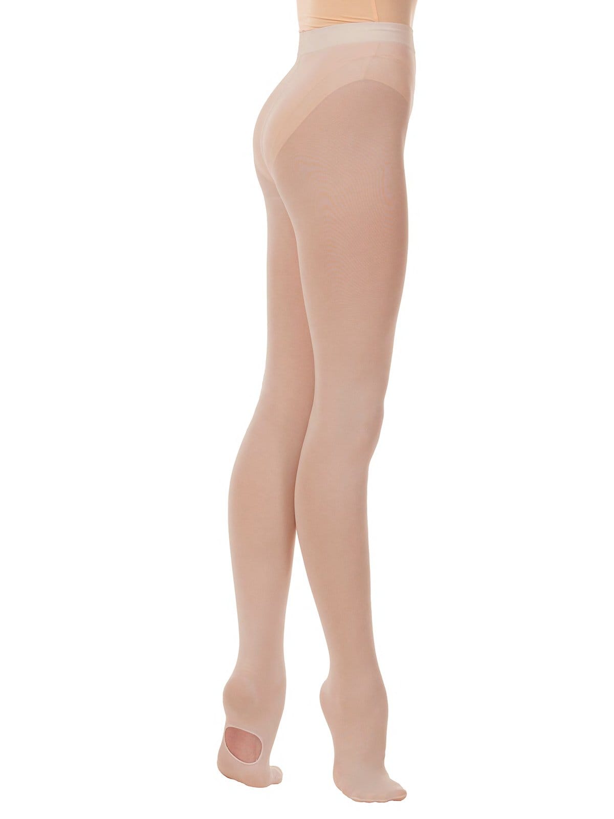 Трико с отверстием на стопе Solo профессиональное телесно-розовое