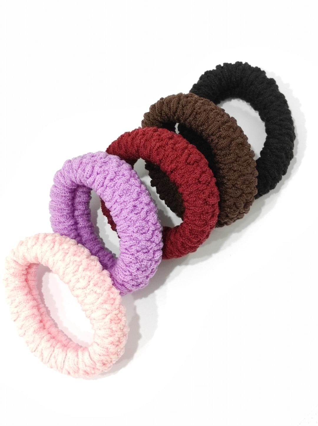 Резинка для волос "вафля" широкая 1шт