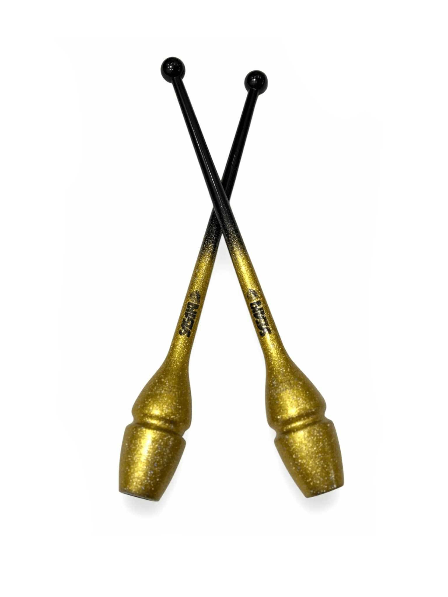 Булавы каучуковые Sasaki 44 см M-34GH B×GD (черно- золотые)