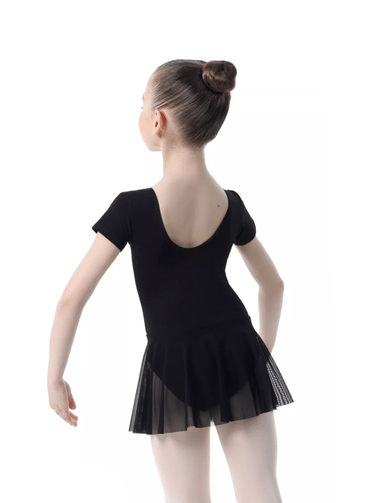 Купальник (боди) Solo короткий рукав с юбкой