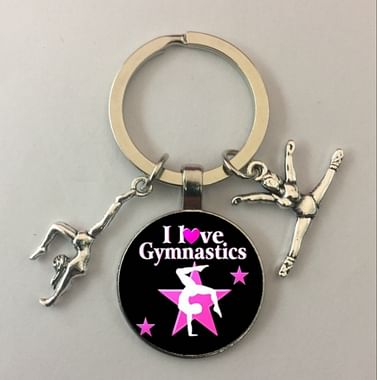 Брелок «I love gymnastics»