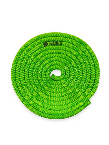 Скакалка New Orleans одноцветная 3м PASTORELLI (Зелёный флуо)
