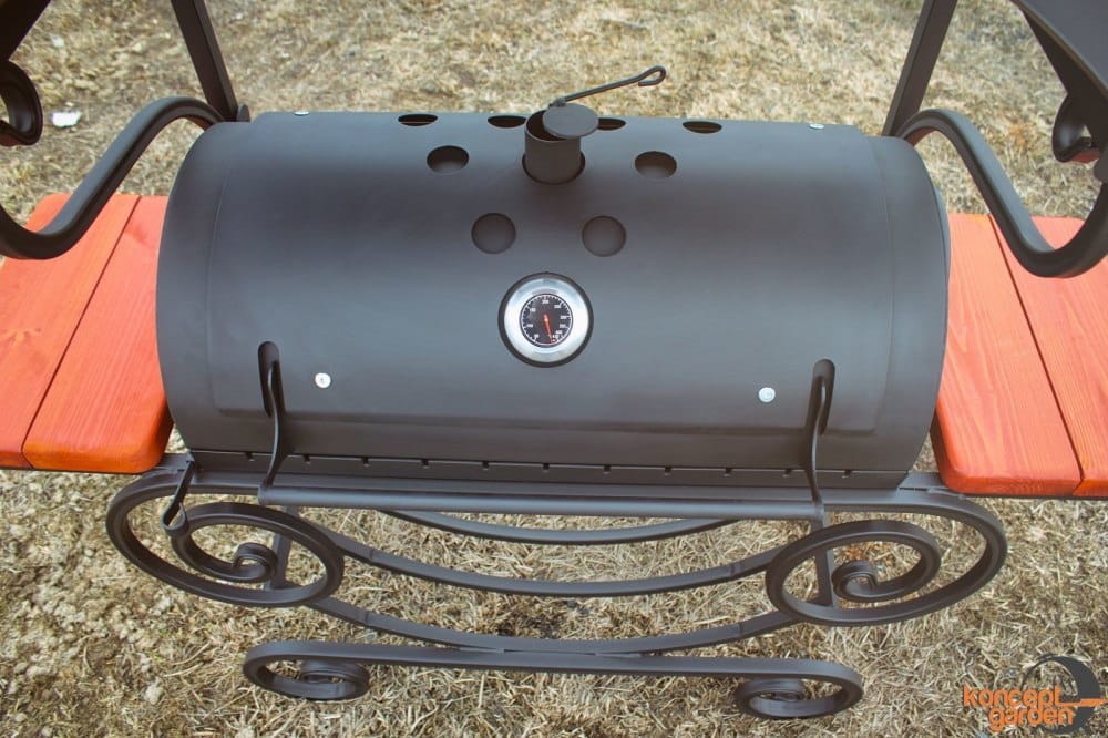 Мангал-коптильня МК-5 "Ажур"