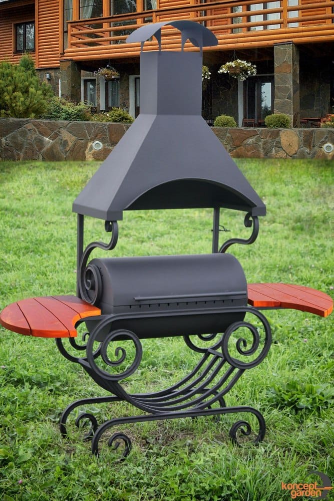 Мангал-коптильня МК-5 "Ажур"