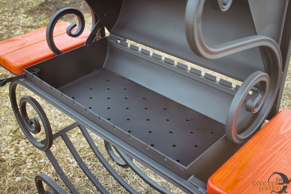 Мангал-коптильня МК-5 "Ажур"