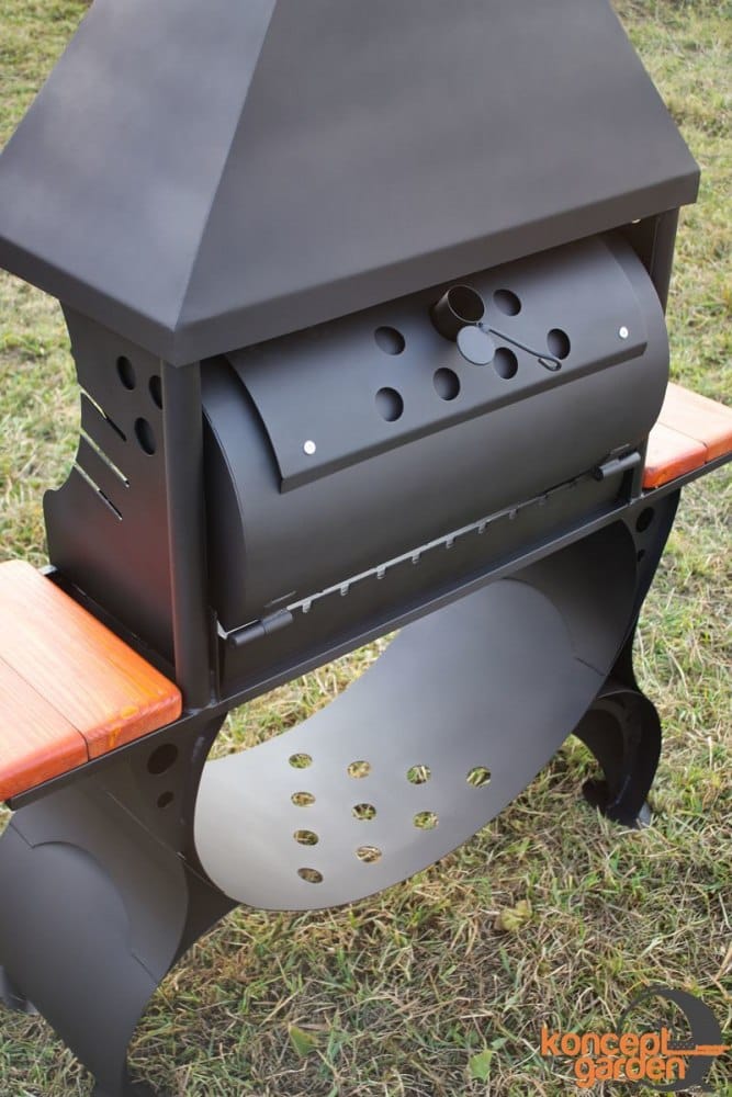 Мангал-коптильня МК-7