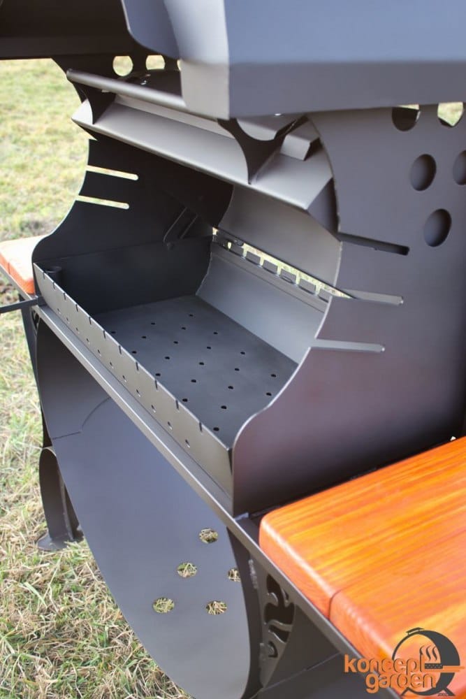 Мангал-коптильня МК-7