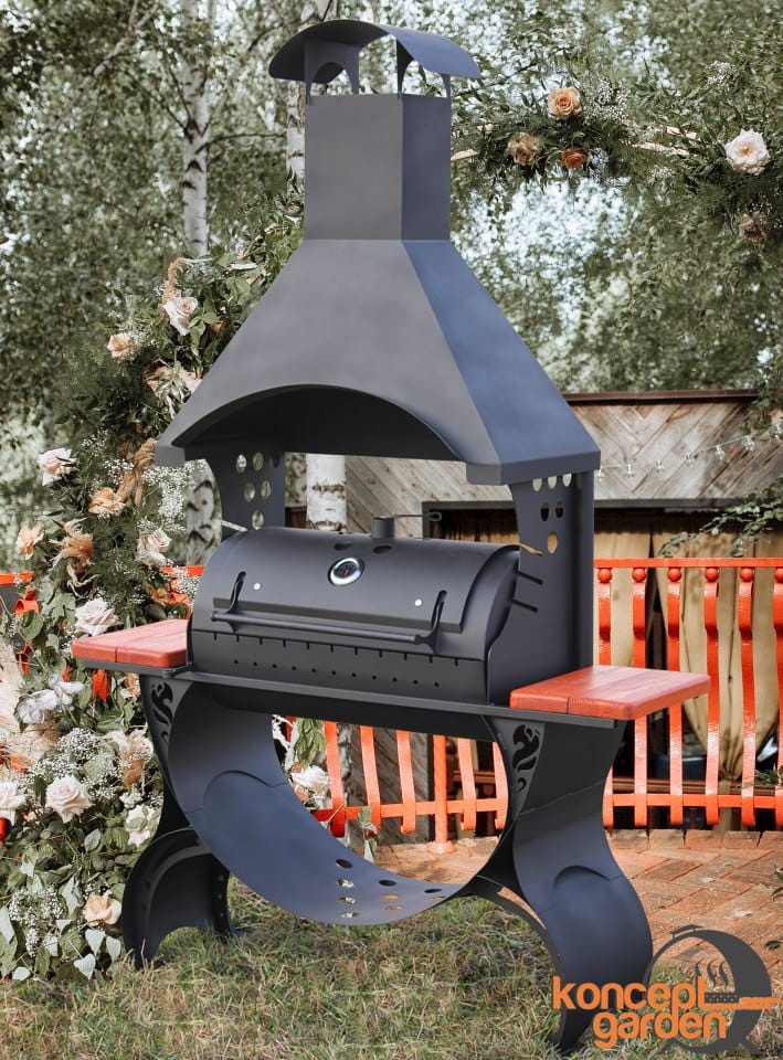 Мангал-коптильня МК-7