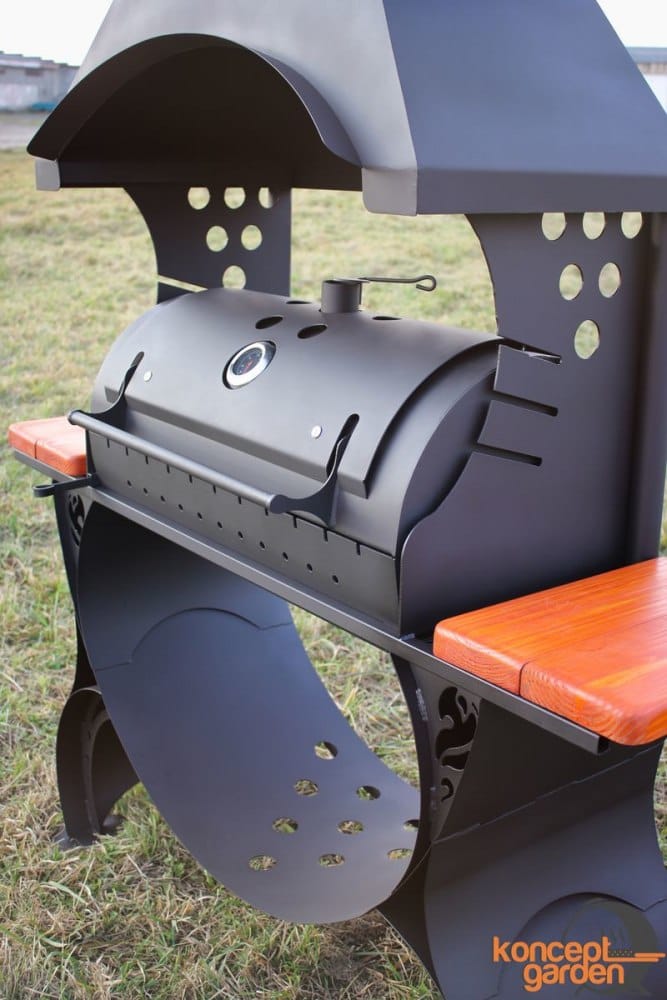 Мангал-коптильня МК-7