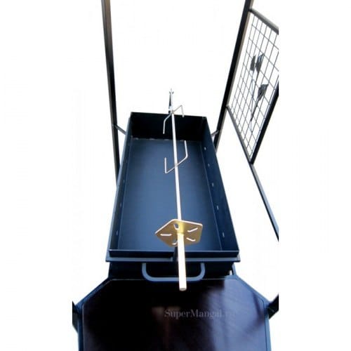 Мангал дачный МД-5 max крышей разборный