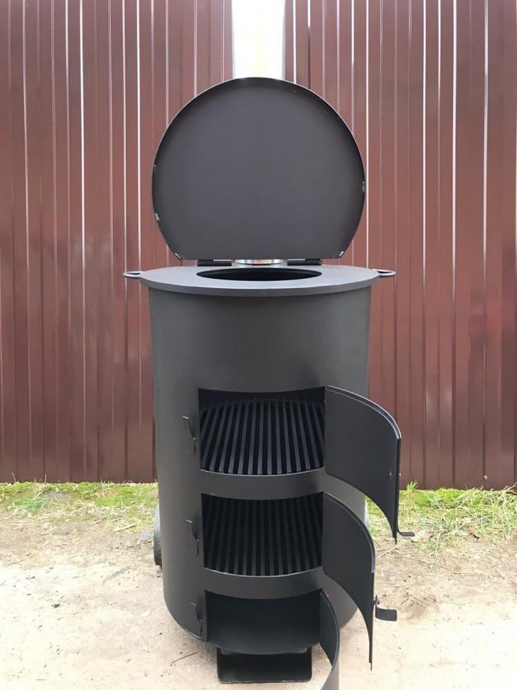 Печь для сжигания мусора "МаУгли" К 240 4 мм (Pionehr)