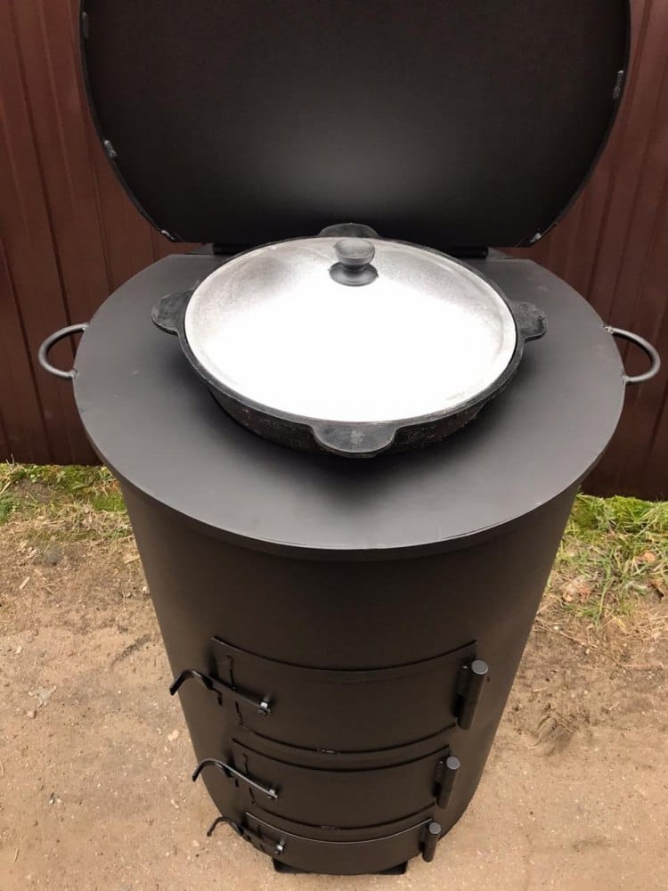 Печь для сжигания мусора "МаУгли" К 240 4 мм (Pionehr)