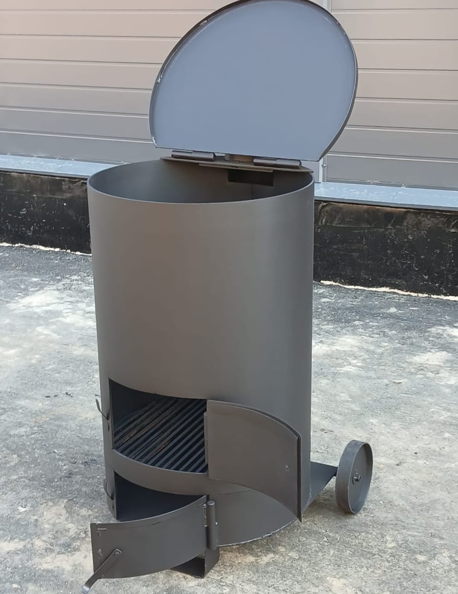 Печь - бочка "Золушка-2" для сжигания мусора (4 мм) (Pionehr)