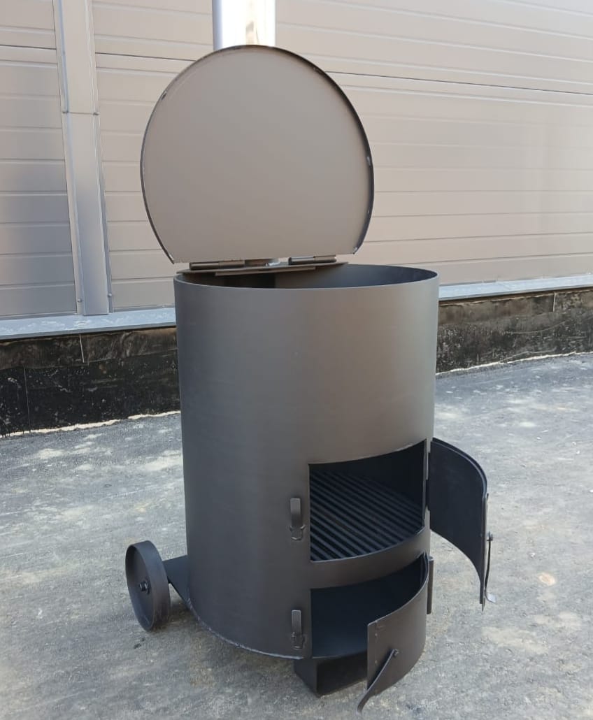 Печь - бочка "Золушка-1" для сжигания мусора 4 мм (Pionehr)