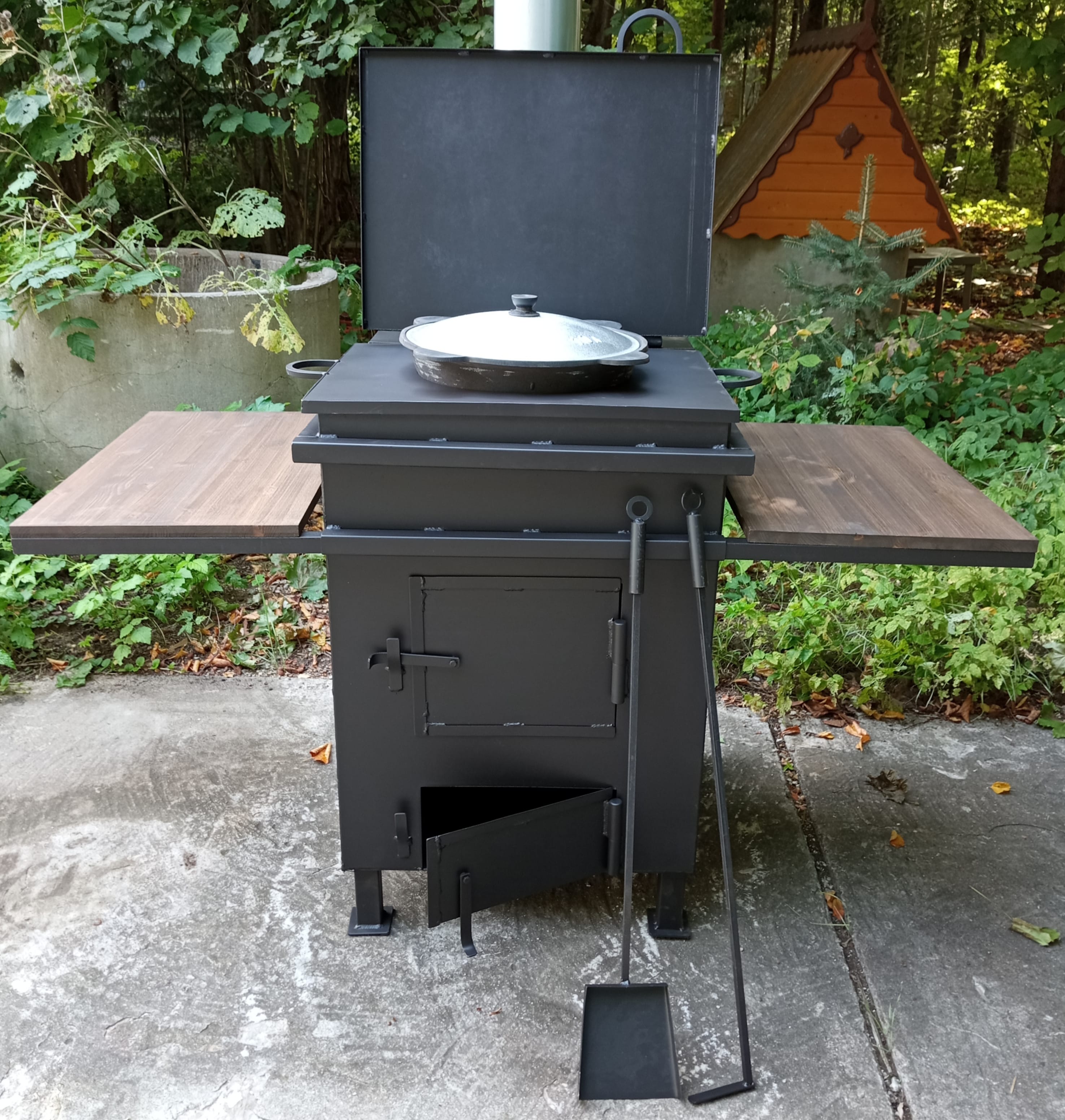 Печь для сжигания мусора "Уголек 270" (4мм) (Pionehr)