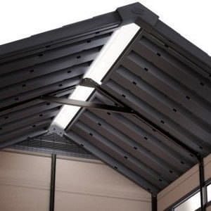 Хозблок из ДПК Fusion 757