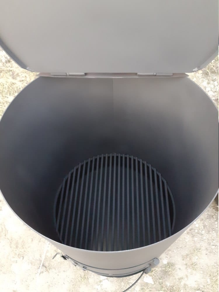 Печь - бочка для сжигания садового мусора "Смуглянка" 200Л (Pionehr)