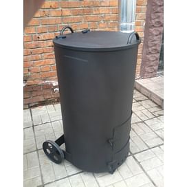 Печь - бочка для сжигания садового мусора "Смуглянка" 260 Л (Pionehr)