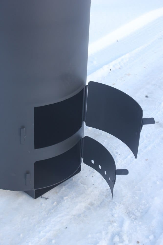 Печь - бочка для сжигания садового мусора "Смуглянка" 260 Л (Pionehr)