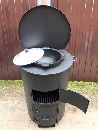 Печь для казана ПИОН-4 универсальная