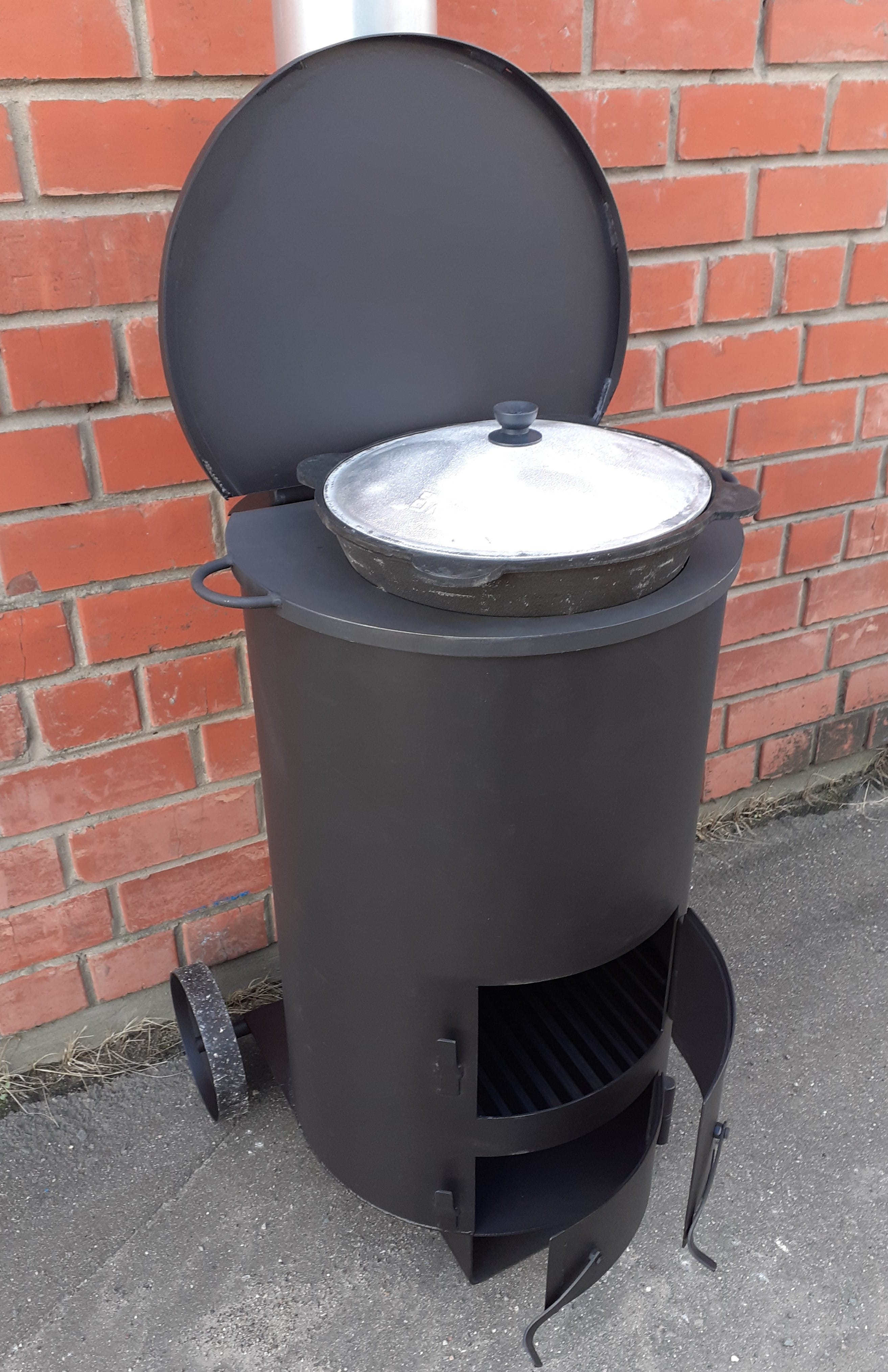 Мусоросжигатель садовый УСМ-130, 4 мм (Pionehr)