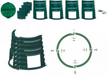 Садовый компостер "Волнуша"