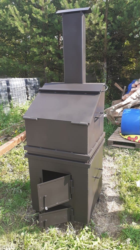 Печь для сжигания садового мусора "Уголек" супер (Pionehr)