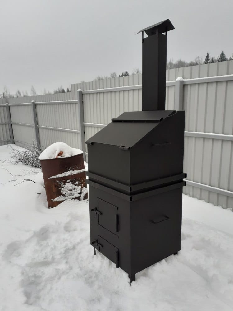 Печь для сжигания садового мусора "Уголек" супер (Pionehr)