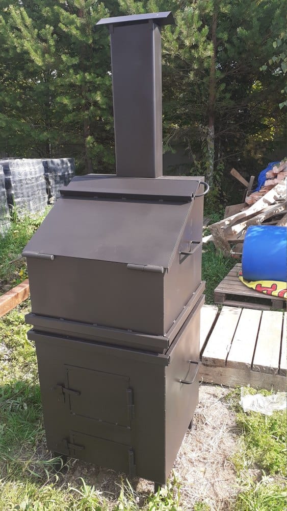 Печь для сжигания садового мусора "Уголек" супер (Pionehr)