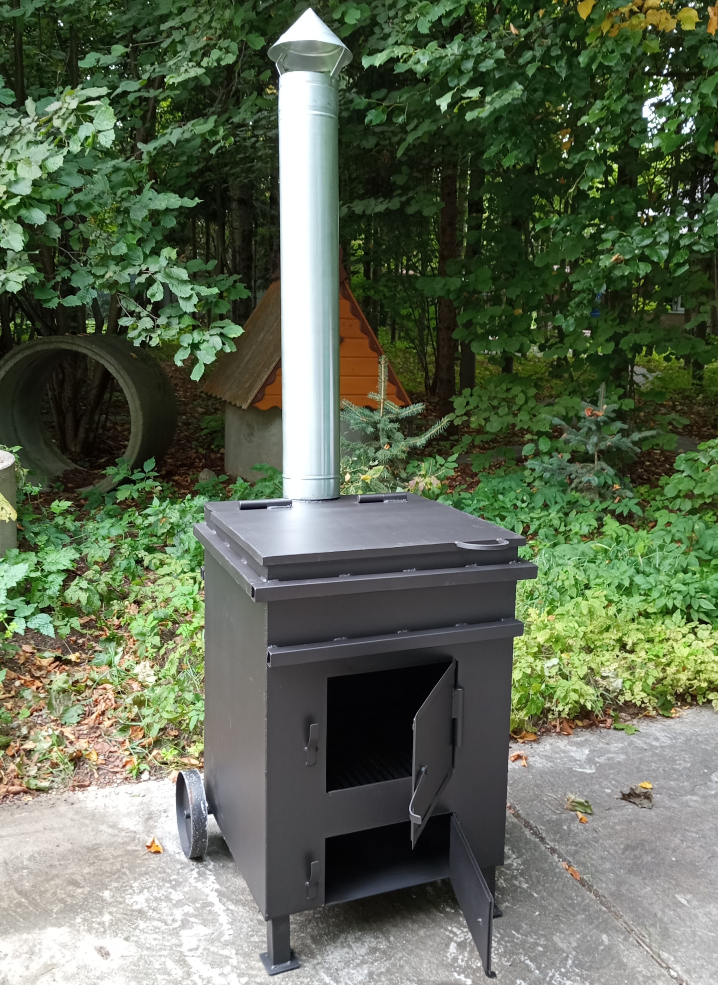 Мусоросжигатель для дачи "Уголек"-240 5мм Пионэр