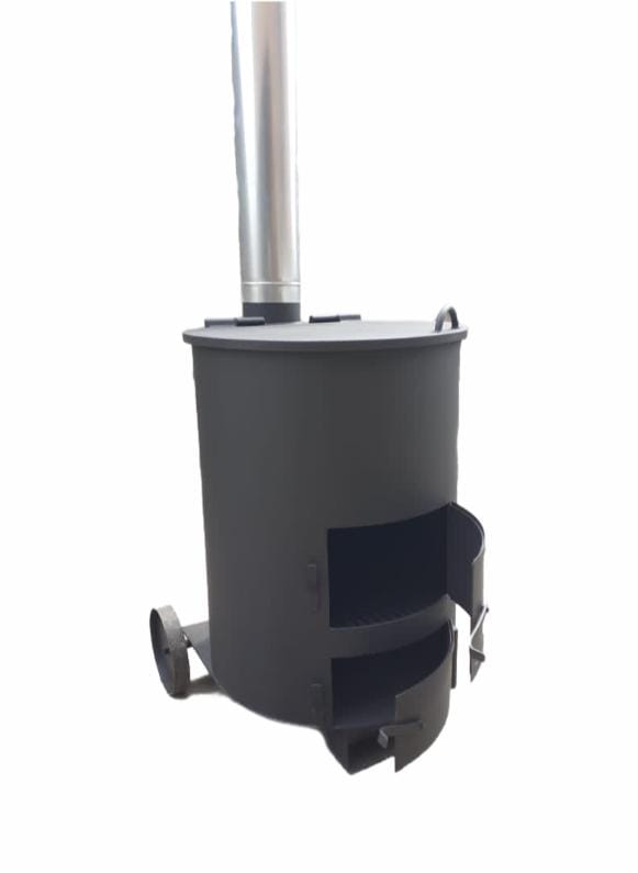 Печь - бочка для сжигания мусора "Золушка" 1 (5мм) (Pionehr)