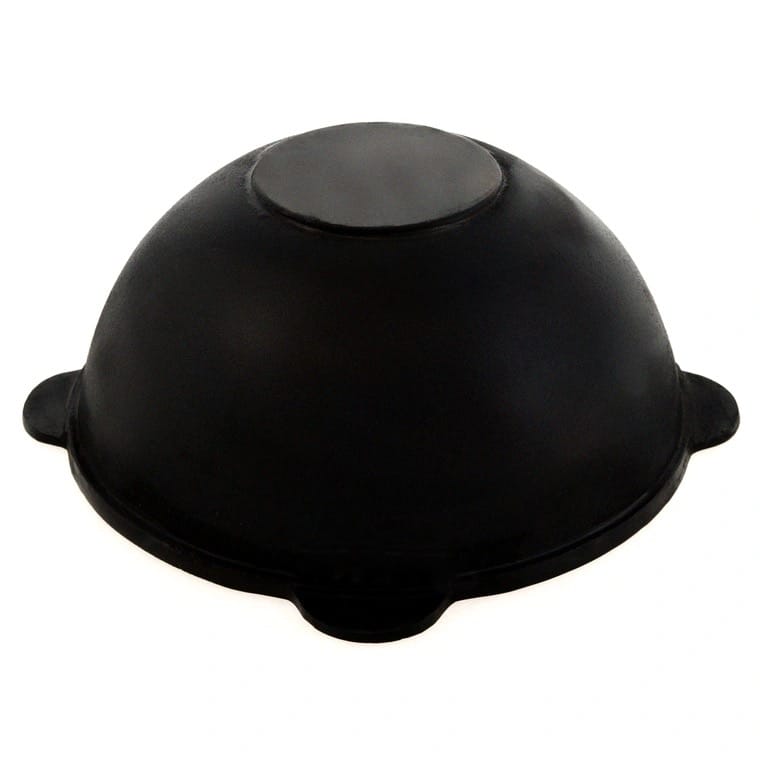 Казан чугунный 8 л. с алюминиевой крышкой