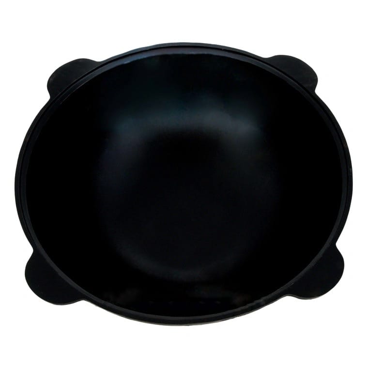 Казан чугунный 10 л. с алюминиевой крышкой