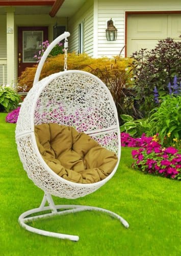 Подвесное кресло Lunar White