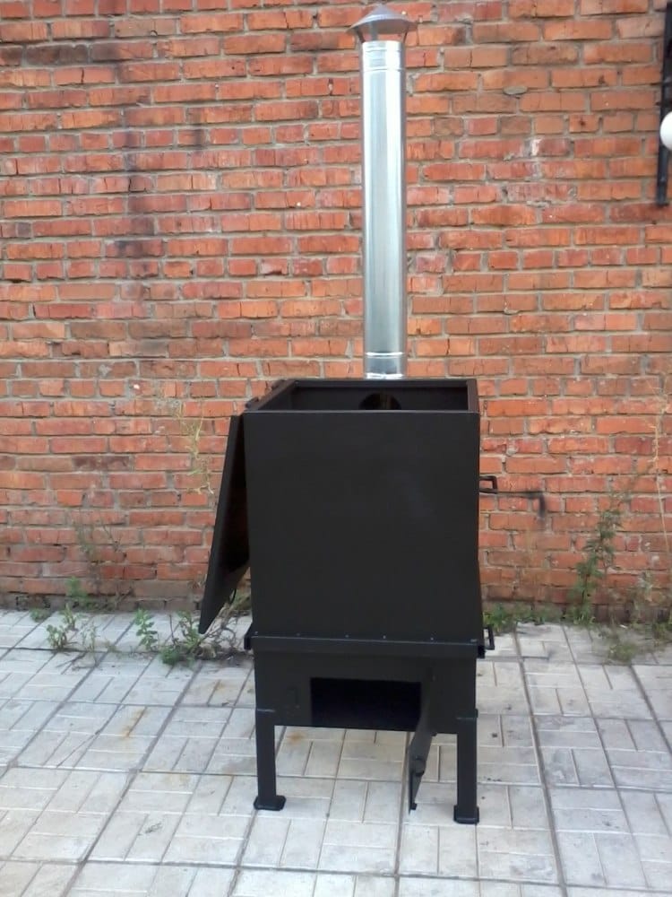 Печь для сжигания садового мусора Уголёк 325л 3 мм (Pionehr)