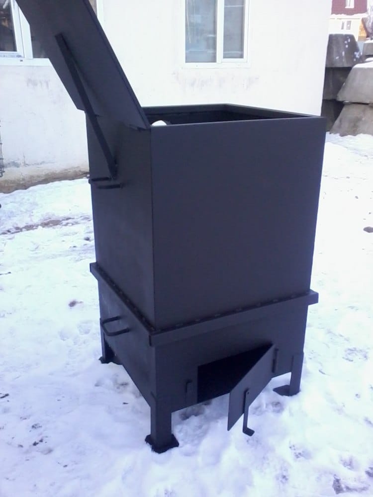 Печь для сжигания садового мусора Уголёк 325л 3 мм (Pionehr)