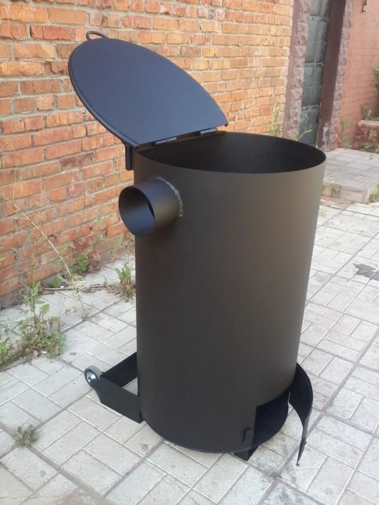 Бочка для сжигания мусора на даче "Золка"