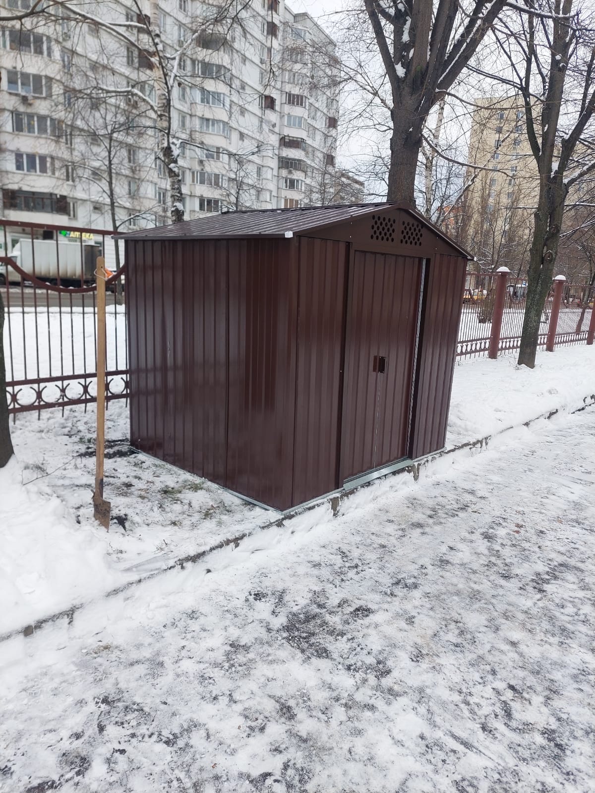 Металлический хозблок Арчер В