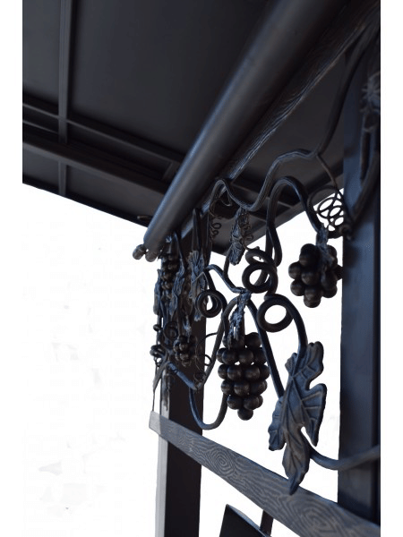 Супермангал гриль барбекю и смокер "Абу-Даби" с обратной тягой, угловым столом и полками