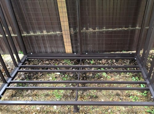 Дровник уличный КУБ 4,4 ПК с сеткой (Pionehr)