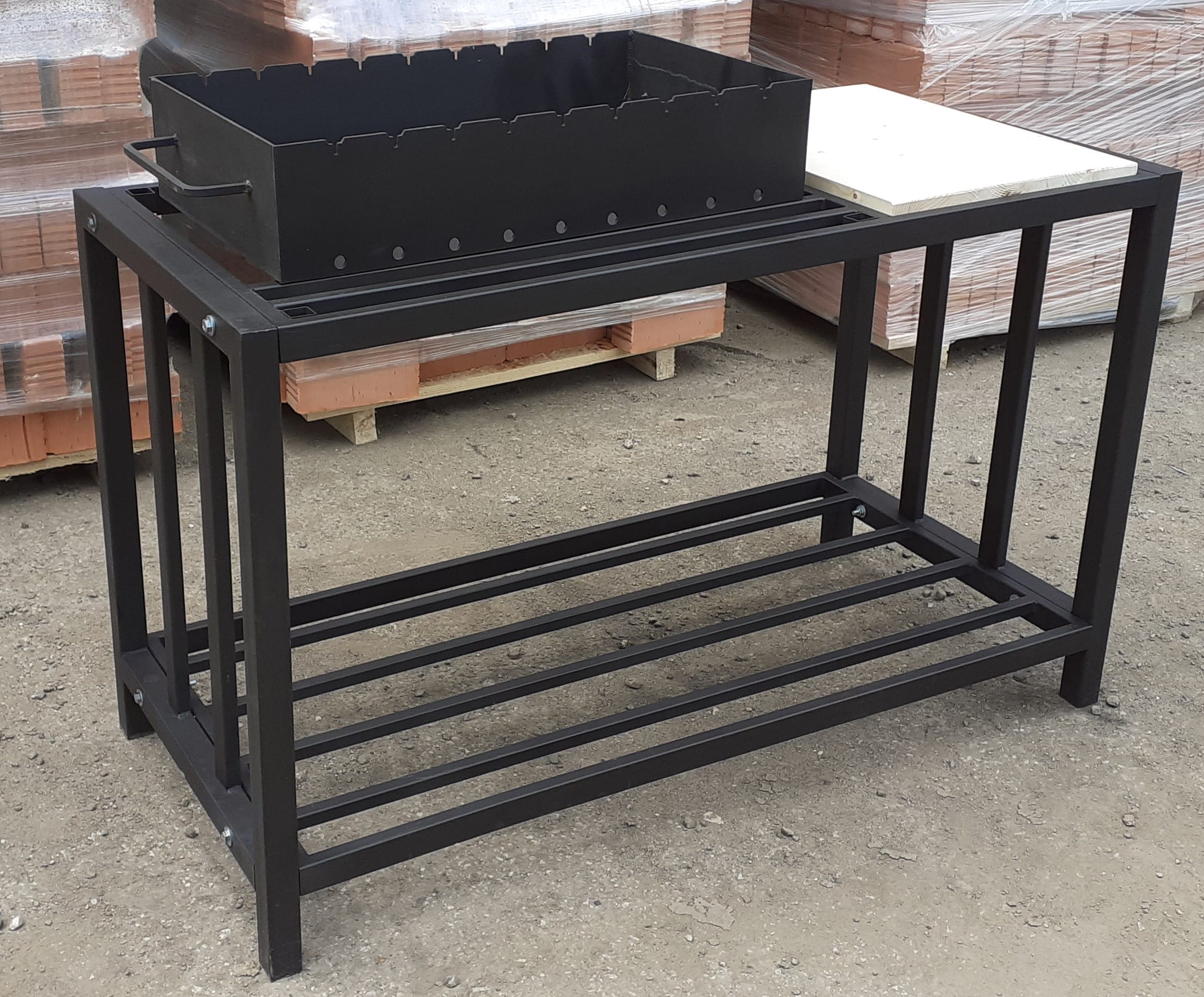 Простой разборный мангал Лофт МП-1 Пионэр