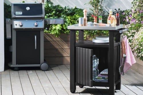 Столик для барбекю UNITY 105L, коричневый