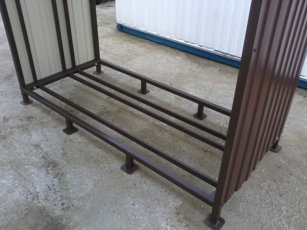 Навес для дров двухрядный "КУБ-4" (Pionehr)