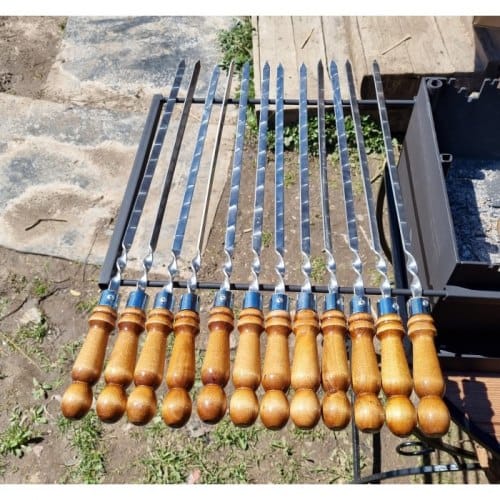 Жаровня трехуровневая, 690 х 350 х 150 из 4 мм стали