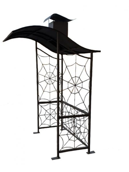 Кованый навес для мангала и гриля "Паук"