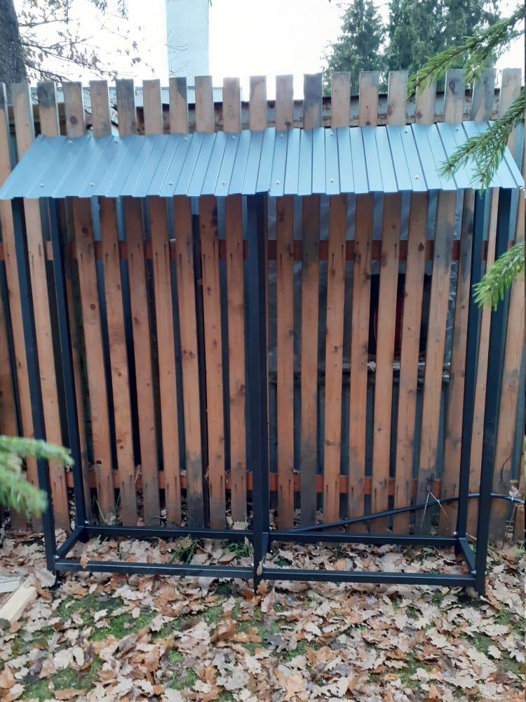 Навес для дров (дровница) КУБ-2 (Pionehr)