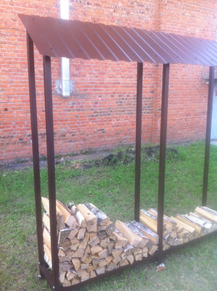 Навес для дров (дровница) КУБ-2 (Pionehr)