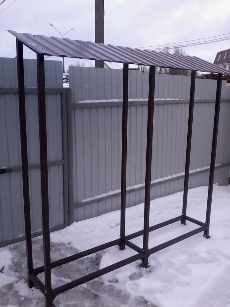 Навес для дров (дровница) КУБ-2 (Pionehr)