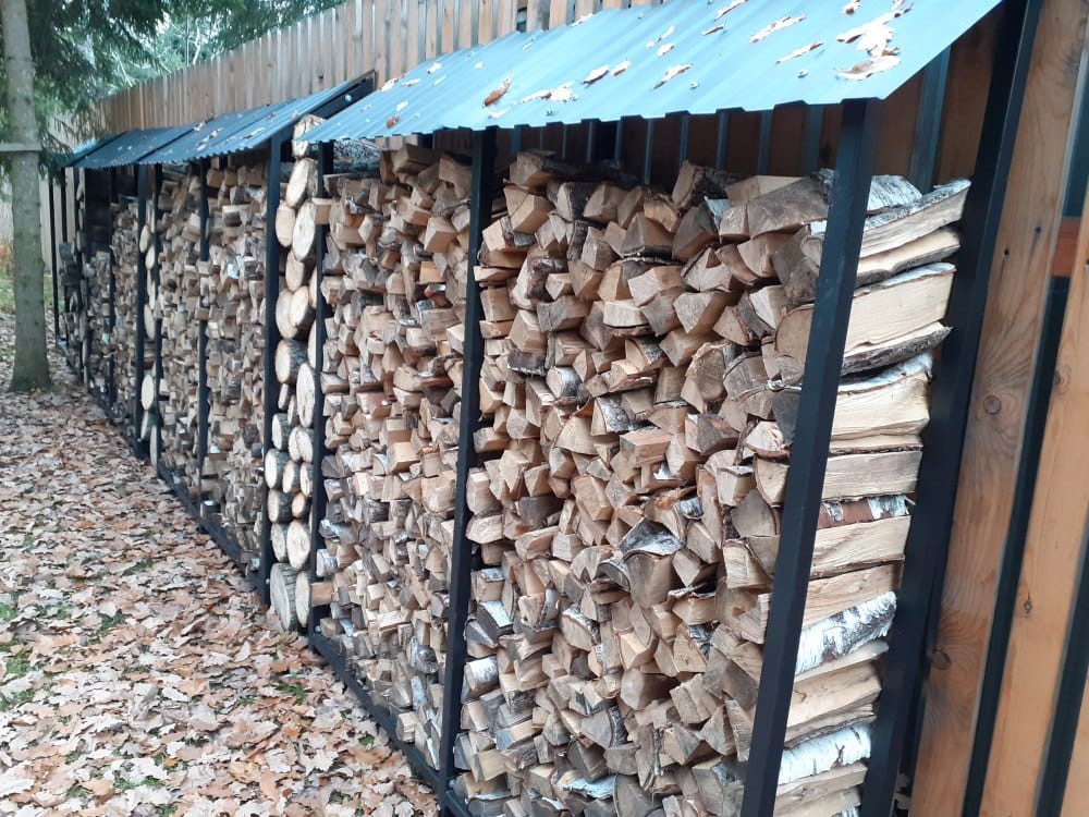 Навес для дров (дровница) КУБ-2 (Pionehr)