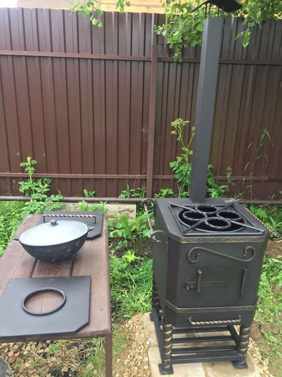 Печь для казана Маршал